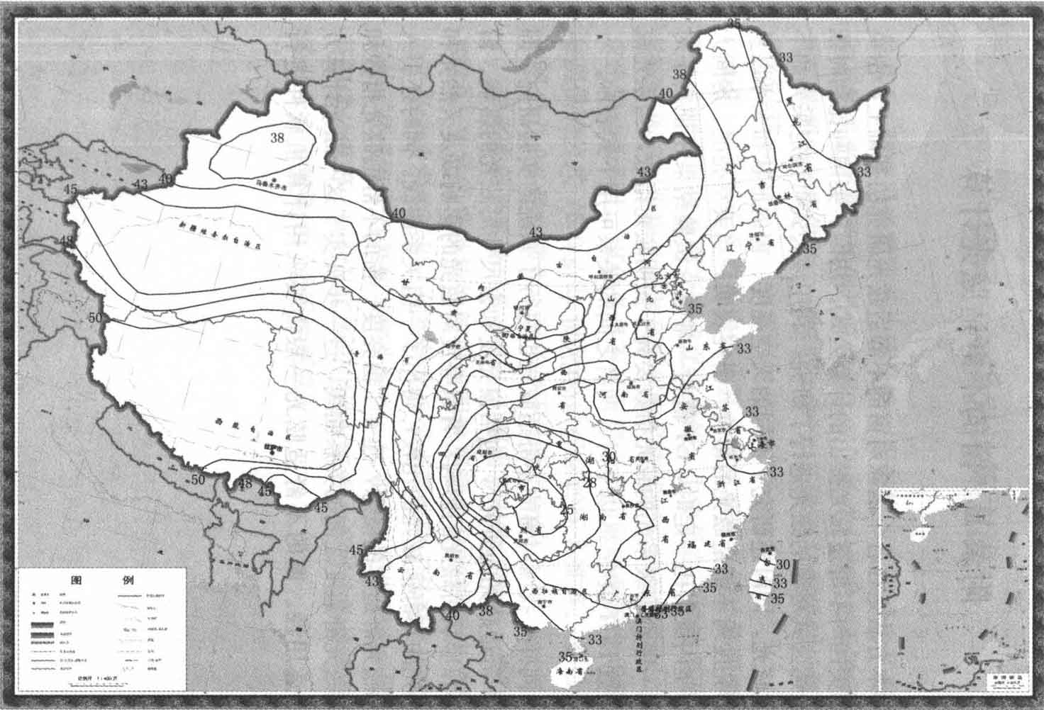 图4 中国光气候资源分布图