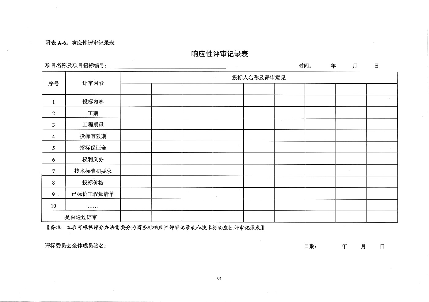 南宁市房屋建筑和市政工程施工电子招标文件范本 2017年